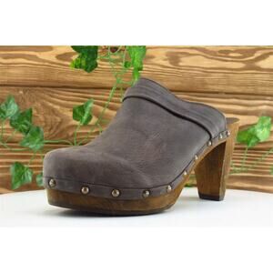 Sanita Women Sz 40 M Brown Mule Leather Shoes